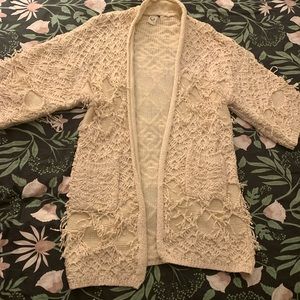 Fringe tassel cardigan